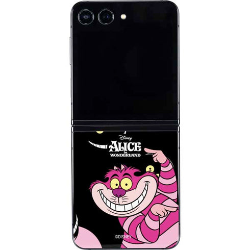 Disney Alice in Wonderland Cheshire Cat Galaxy Z Flip5 5G Skin